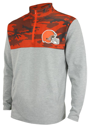 Nike Men's Dri-Fit Sideline Velocity (NFL Cleveland Browns) Long-Sleeve T-Shirt in Grey, Size: Medium | 00KX06G93-078