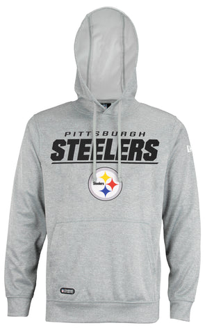 New Era Women's Pittsburgh Steelers Color Block Black Plus Size Hoodie