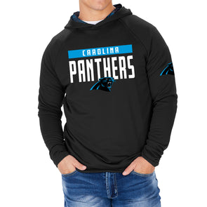 Outerstuff Youth Black Carolina Panthers Colorblock Full-Zip Hoodie Size: Small