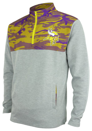 Women's Majestic Purple Minnesota Vikings Plus Size 1/4-Zip Fleece Pullover  Sweatshirt