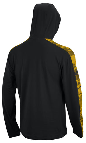 Zubaz NFL Men's Pittsburgh Steelers Tonal Black Camo Full Zip Hoodie –  Fanletic