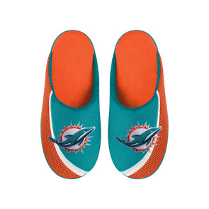 Miami Dolphins Zebra Slub Hoodie, Orange/Marina Blue