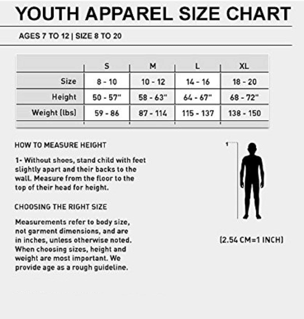 nike boys sizes