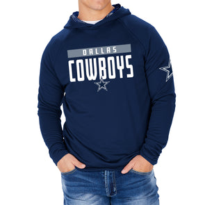 Dallas Cowboys New Era Team Tie-Dye Pullover Hoodie - Navy