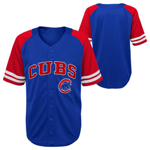 Klew MLB Men's Chicago Cubs Big Logo Tank Top Shirt, Blue Small