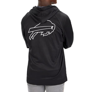 Zubaz NFL Buffalo Bills Men's Heavyweight Full Zip Fleece Hoodie