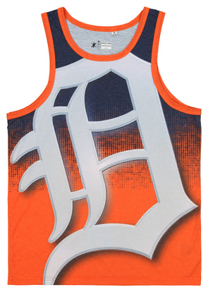 Detroit Tigers Mitchell & Ness Overtime Win V-Neck T-Shirt - Navy