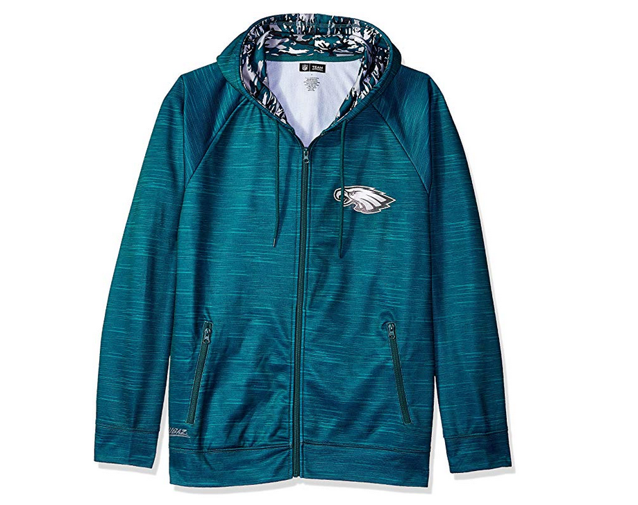 philadelphia eagles zip up hoodie