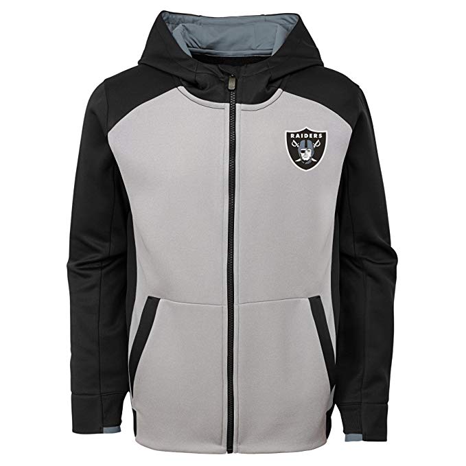 oakland raiders full zip hoodie