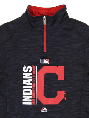 Youth Navy Cleveland Indians Primary Logo Team T-Shirt