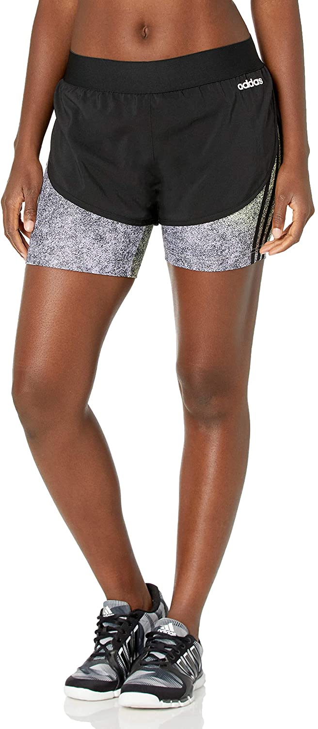 womens adidas shorts black