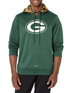 GREEN BAY PACKERS TAKE THE FIELD TRI-COLOR BLOCK HOODED FLEECE