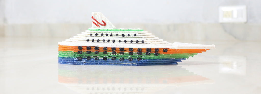 Cruise Ship made with 3Dmate BASE Design Mat