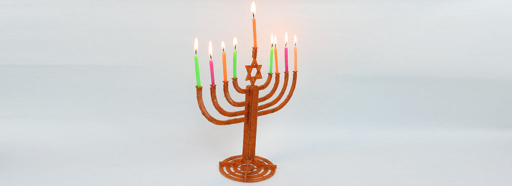 Hanukkah Menorah made with 3Dmate BASE Design Mat.