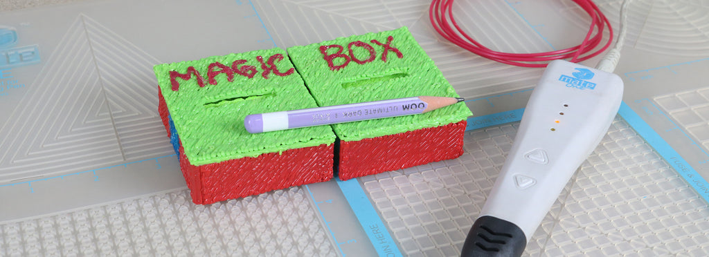 Magic Pencil Cutter Box made with 3Dmate BASE Design Mat