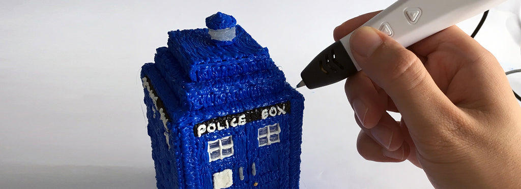 Police Box made with 3Dmate BASE and 3D Pen