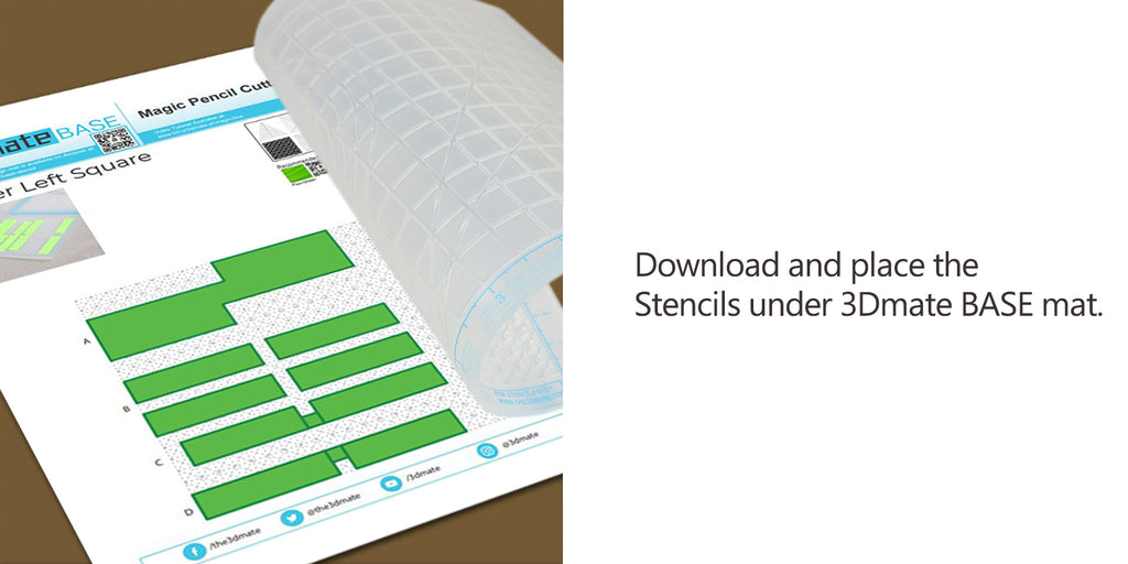 Magic Pencil Cutter Box made with 3Dmate BASE Design Mat