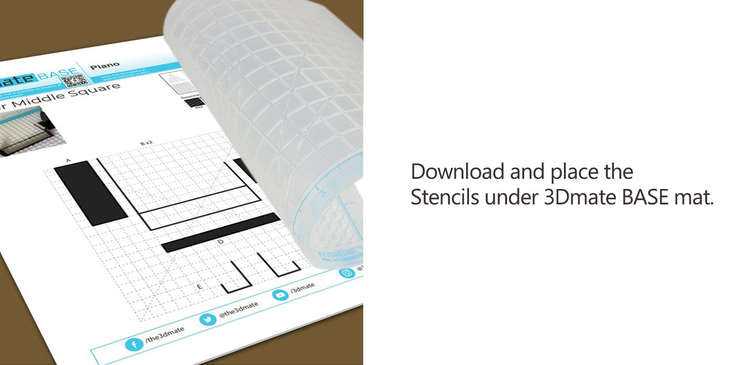 Piano made with 3Dmate BASE Design Mat.