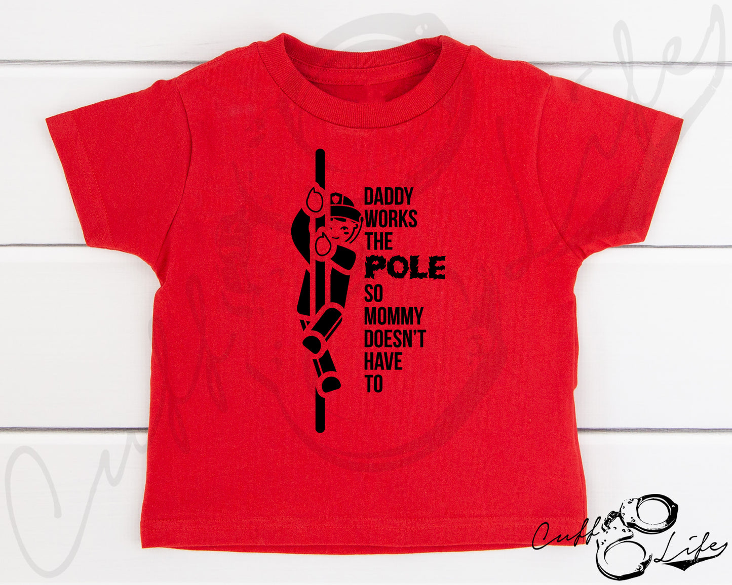 Daddy Works the Pole © - Toddler/Youth T-Shirt