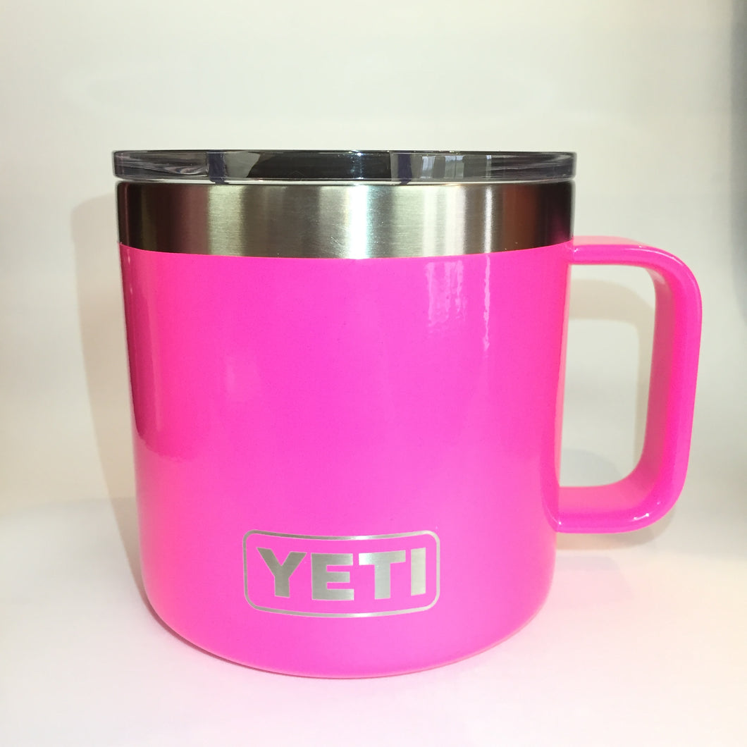 pink yeti coffee cup