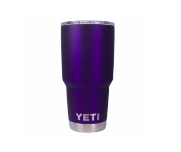 purple yeti rambler bottle