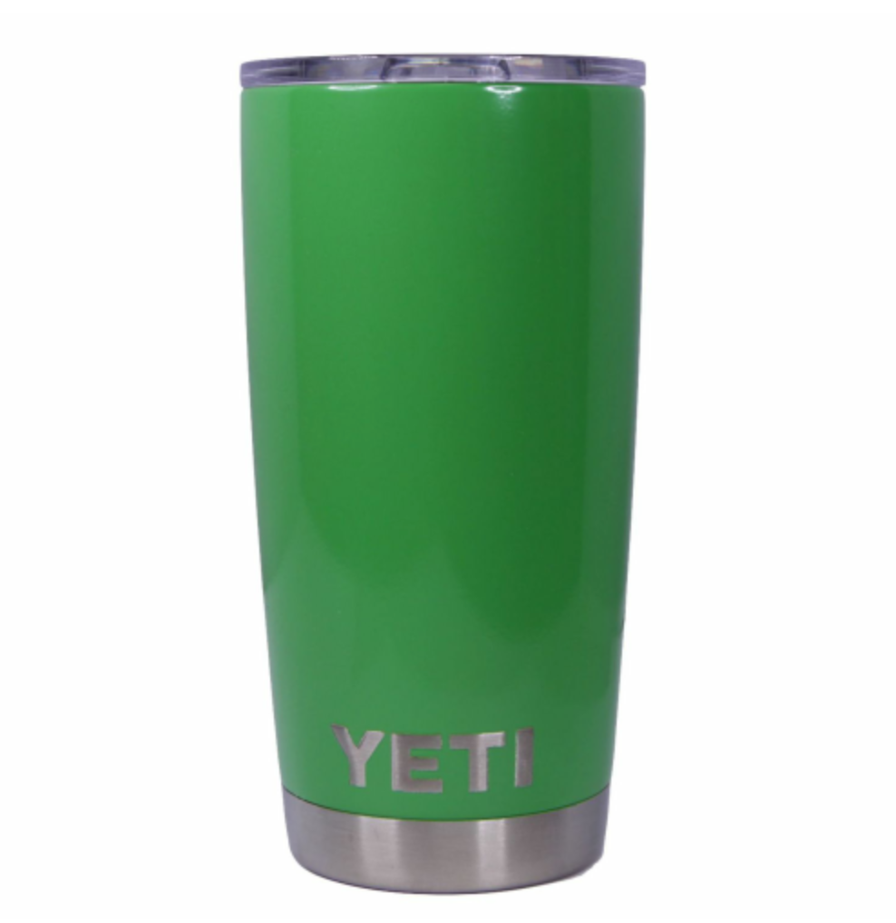 Lime Green Yeti Rambler Tumbler Cup 