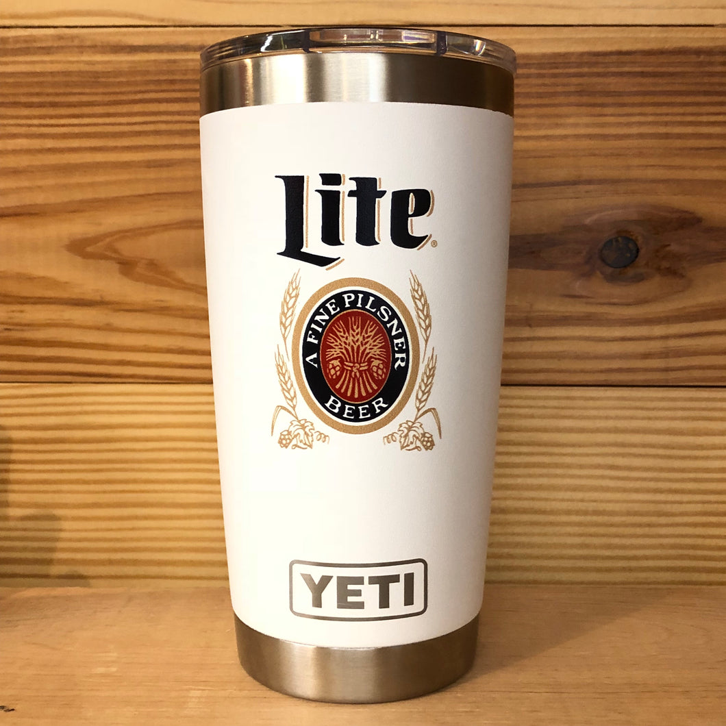 Miller Lite Yeti Rambler - Full Color 