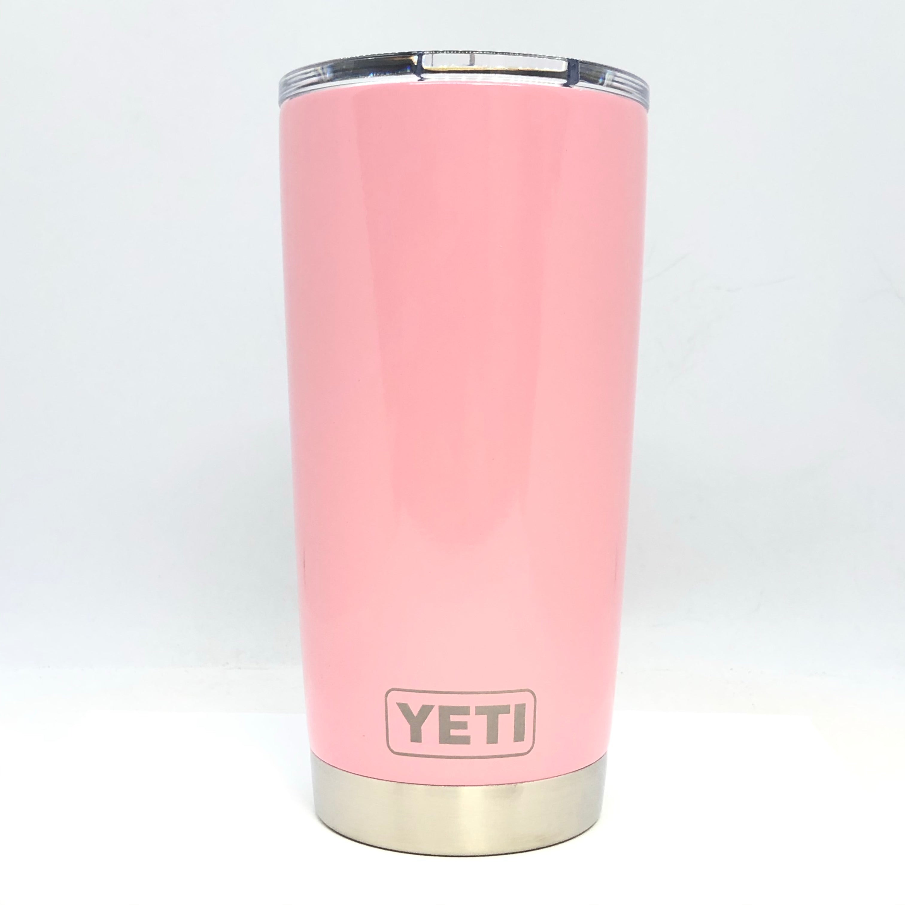 Light Pink Yeti Rambler Tumbler Cup 