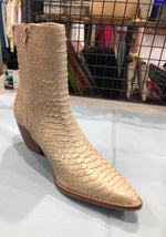 Caty Snake Boot in Nude
