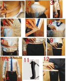 Handsome Plaid Men's 2 Piece Suit Set Formal Business Blazer