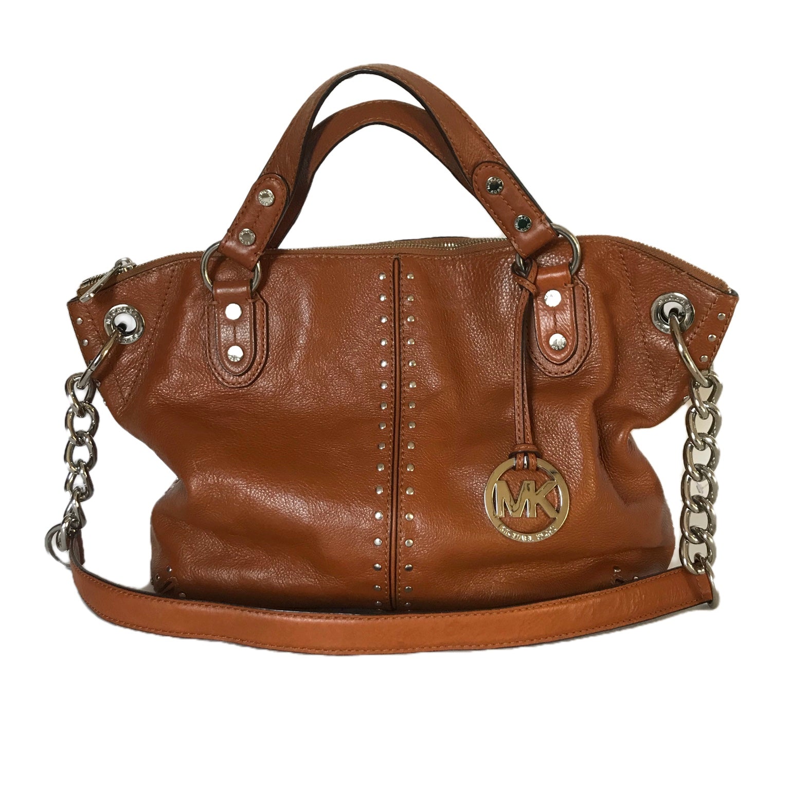 michael kors tan shoulder bag