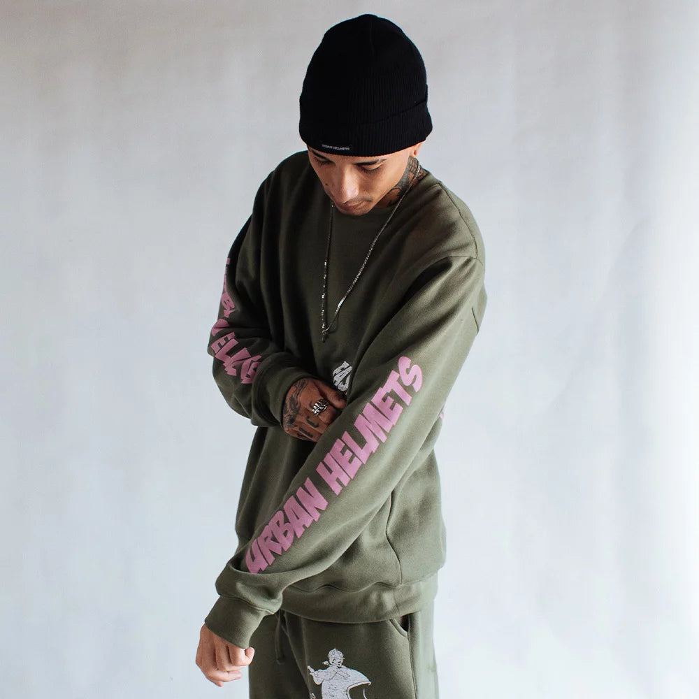 Urban Fast Lane Green Sweatshirt