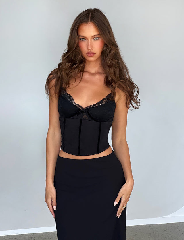 MORENA TOP - BLACK