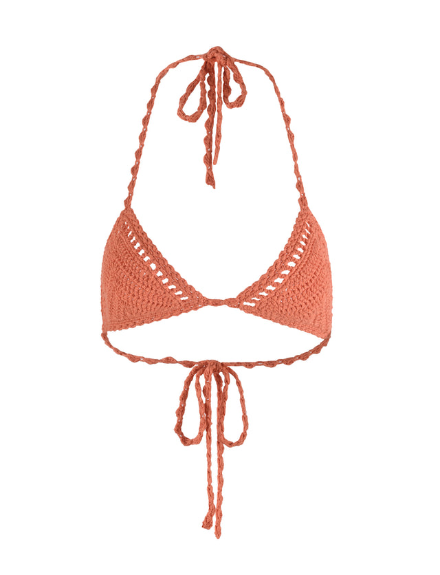 CORA BIKINI TOP - ORANGE