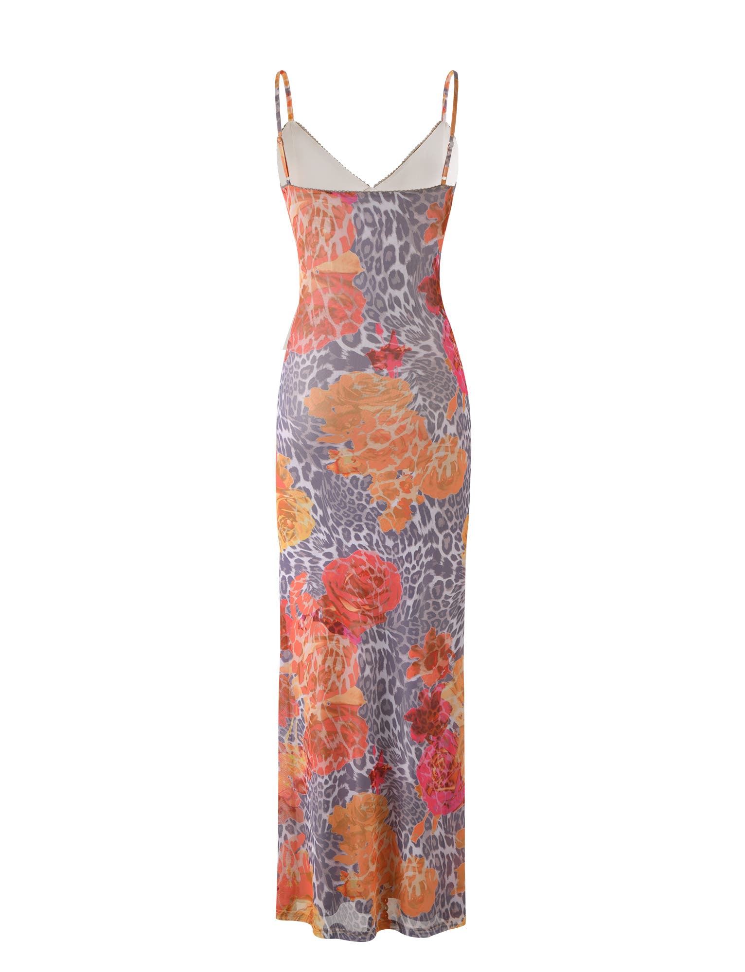 JULIANNA DRESS - MULTI : LEOPARD : ORANGE LEOPARD