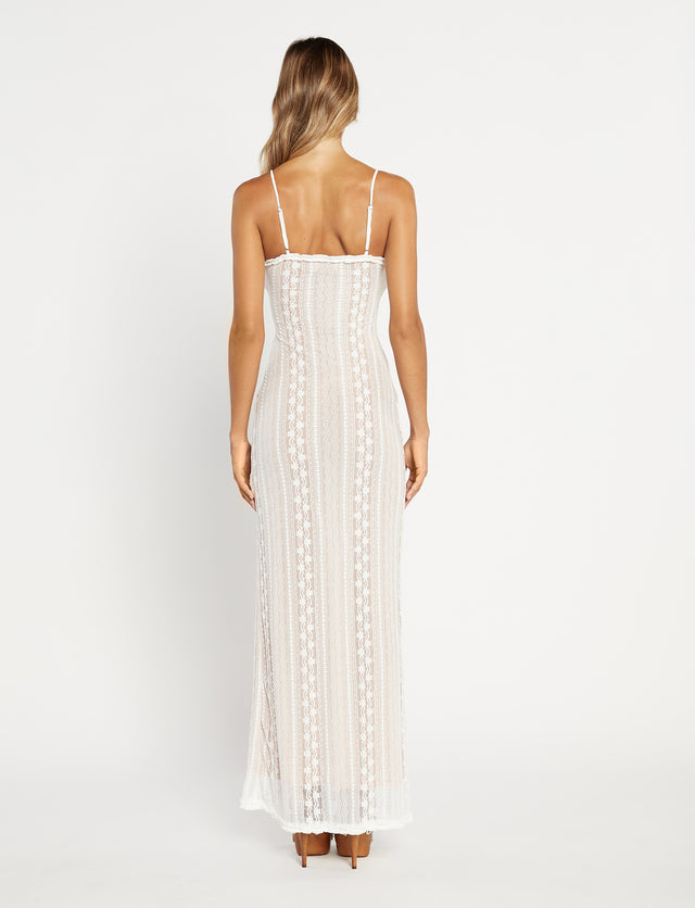 SOPHA TWO PIECE MAXI DRESS - WHITE