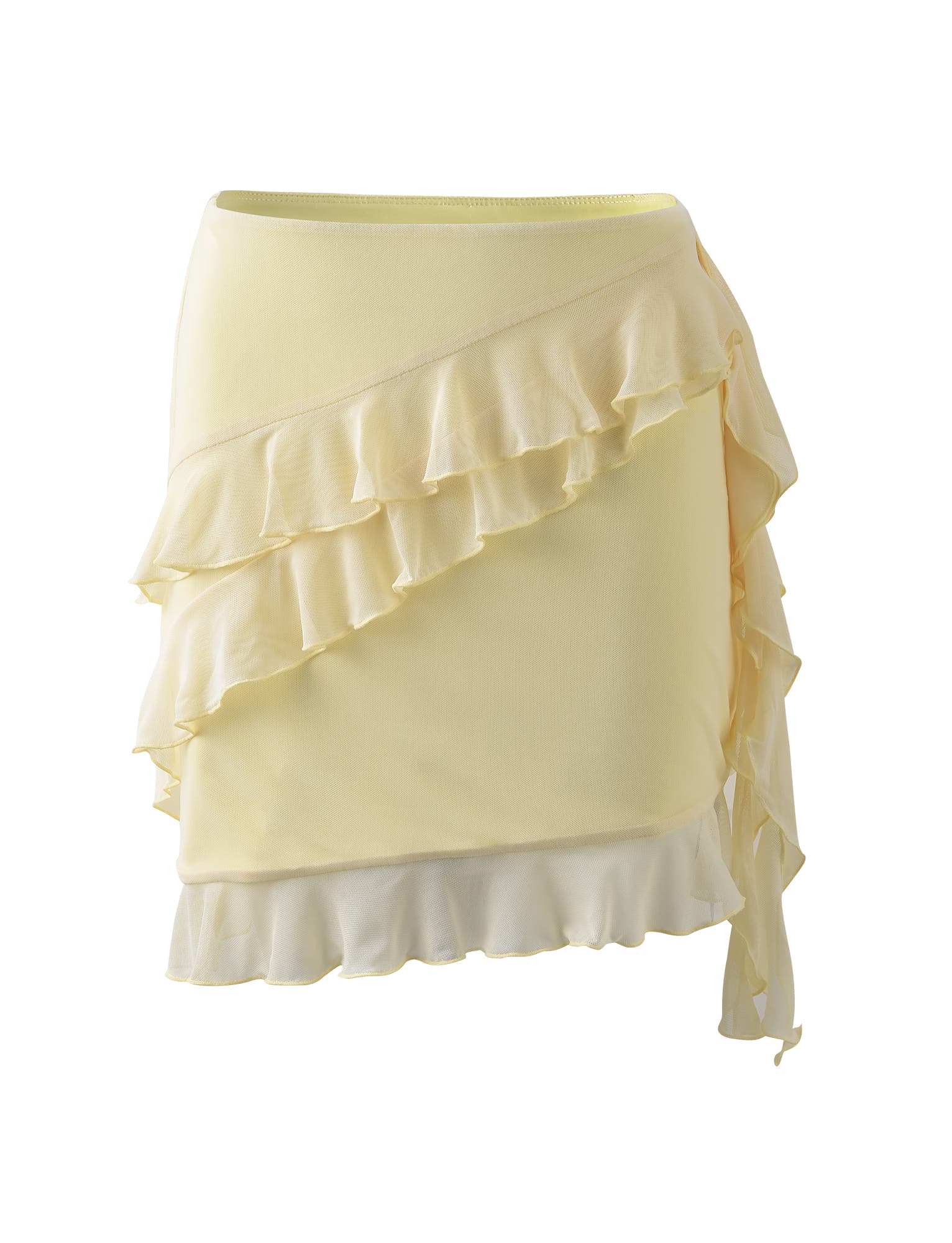 STORMI SKIRT - YELLOW : LEMON