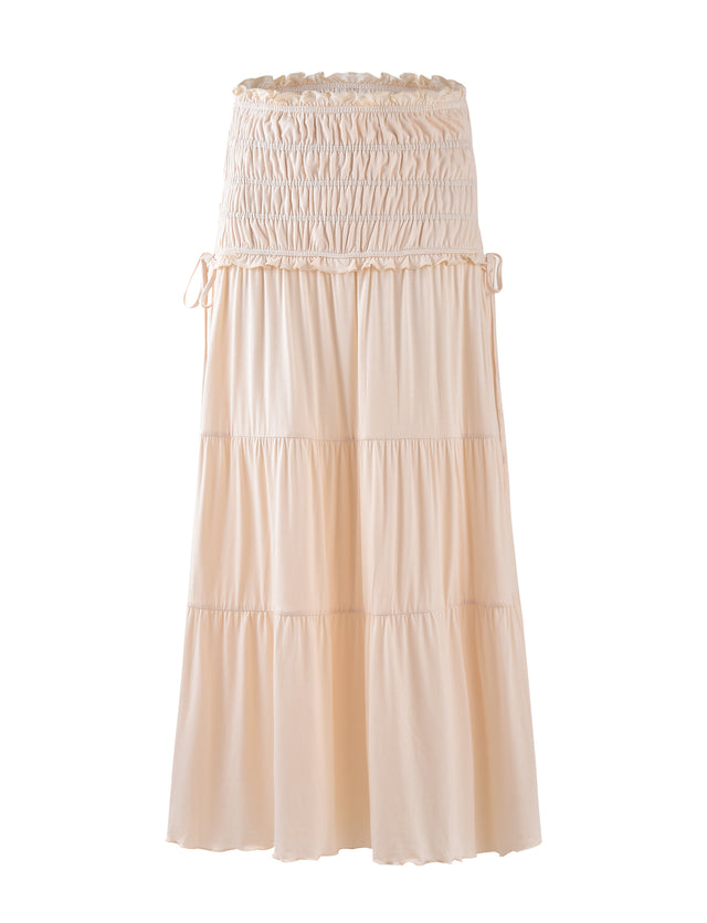 DENALI MAXI SKIRT - NEUTRAL : BONE