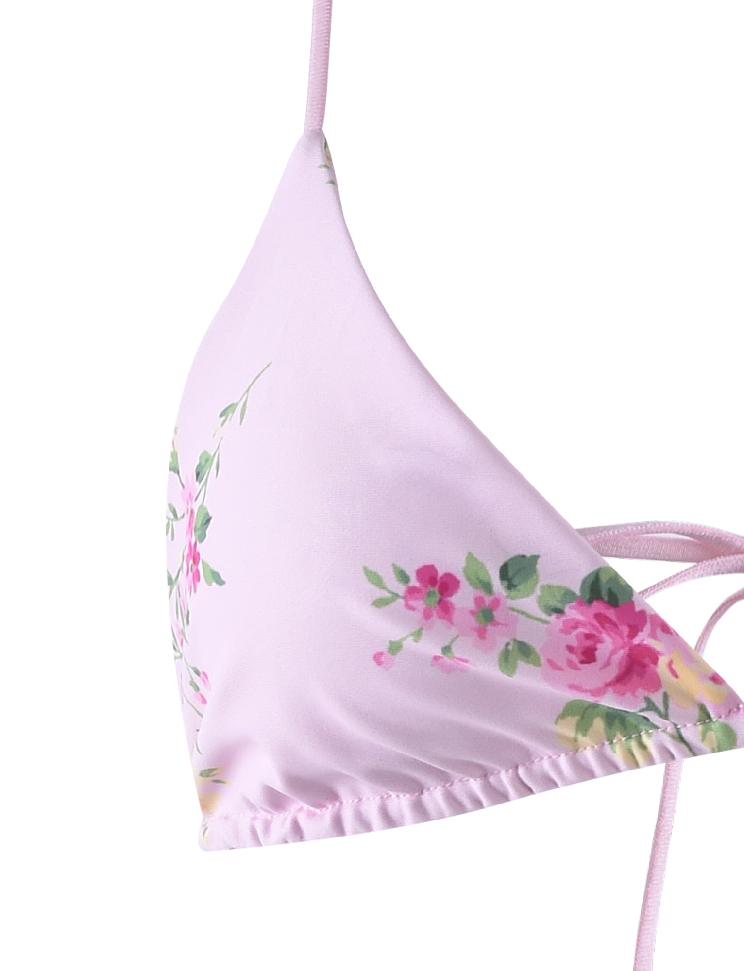 AVE BIKINI TOP - PINK : MACRO FLORAL