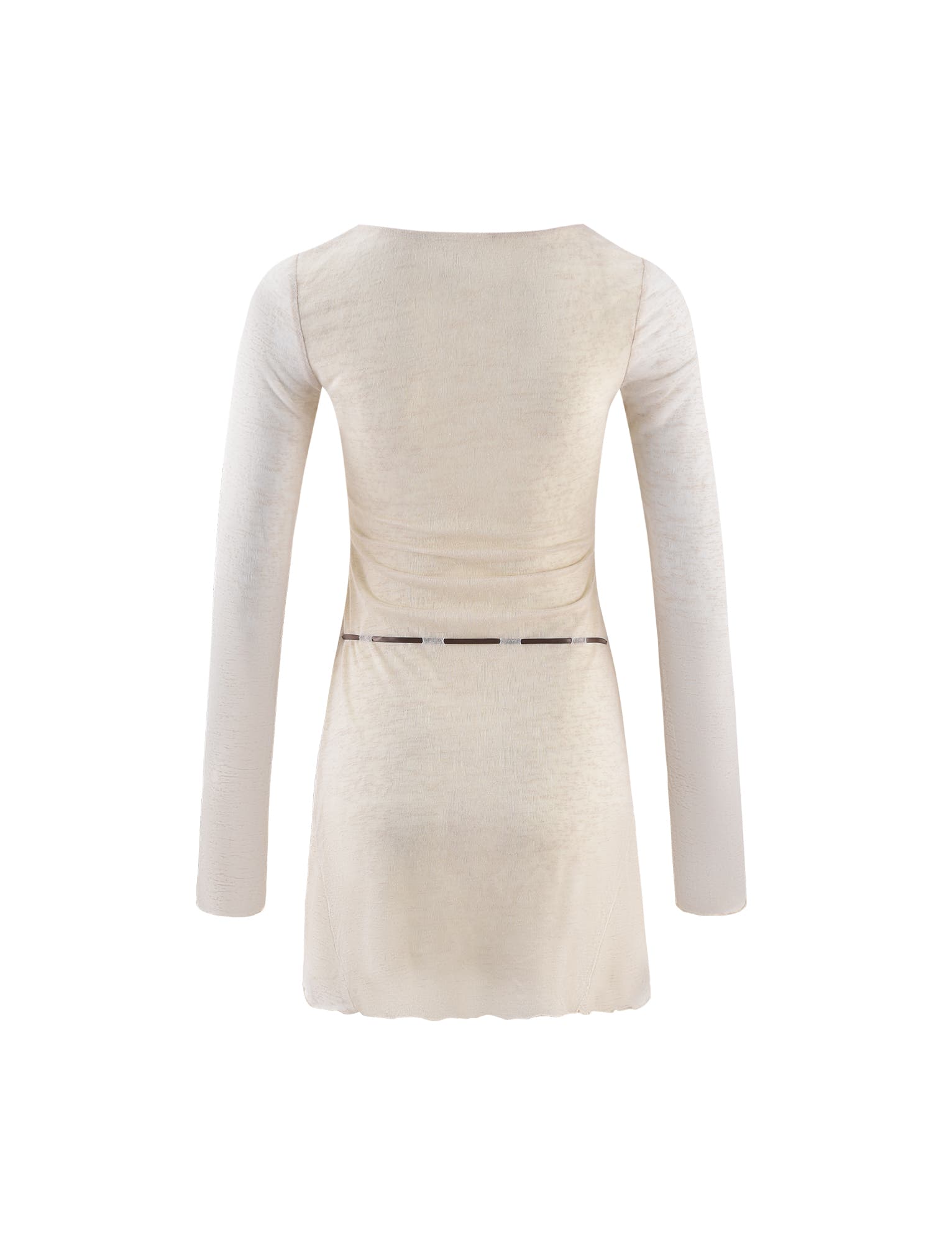 AMINAH DRESS - WHITE : CREAM