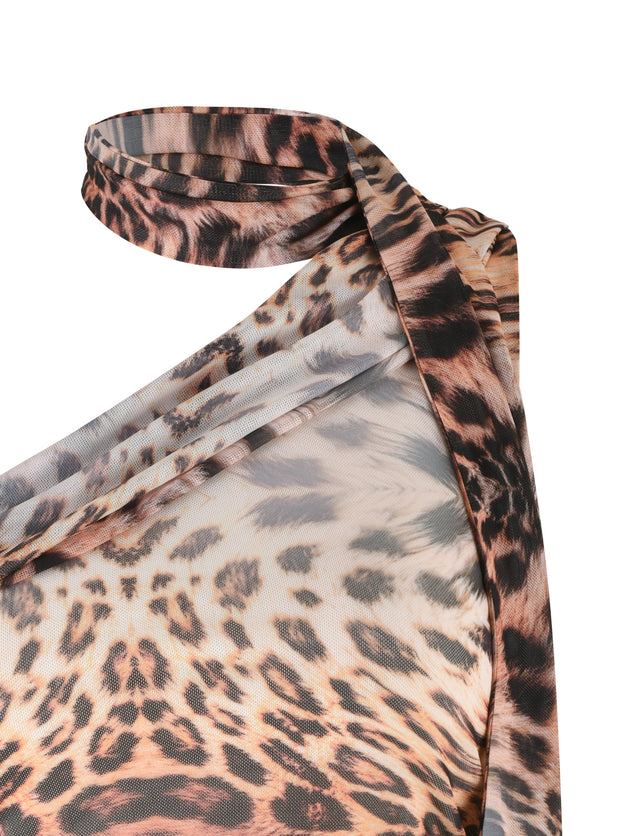 ALLIRA TOP - NEUTRAL : LEOPARD HAZE