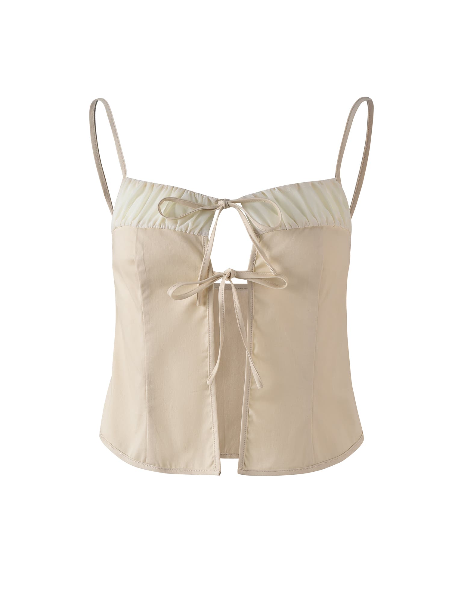 ALISA TOP - WHITE : CREAM