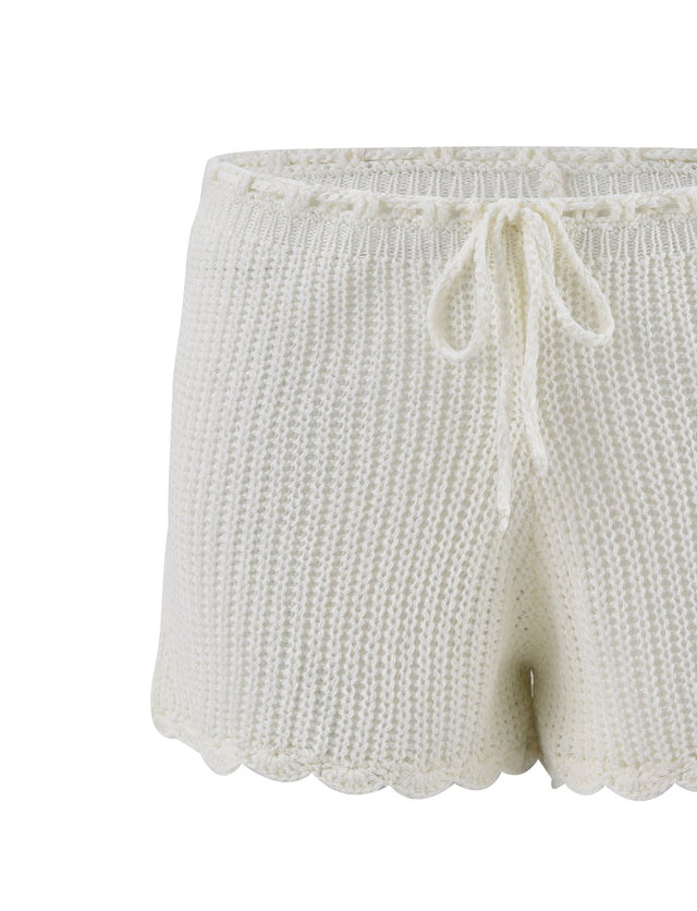 RIKI SHORT - WHITE