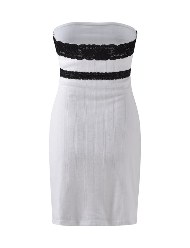 MARCIA MINI DRESS - WHITE