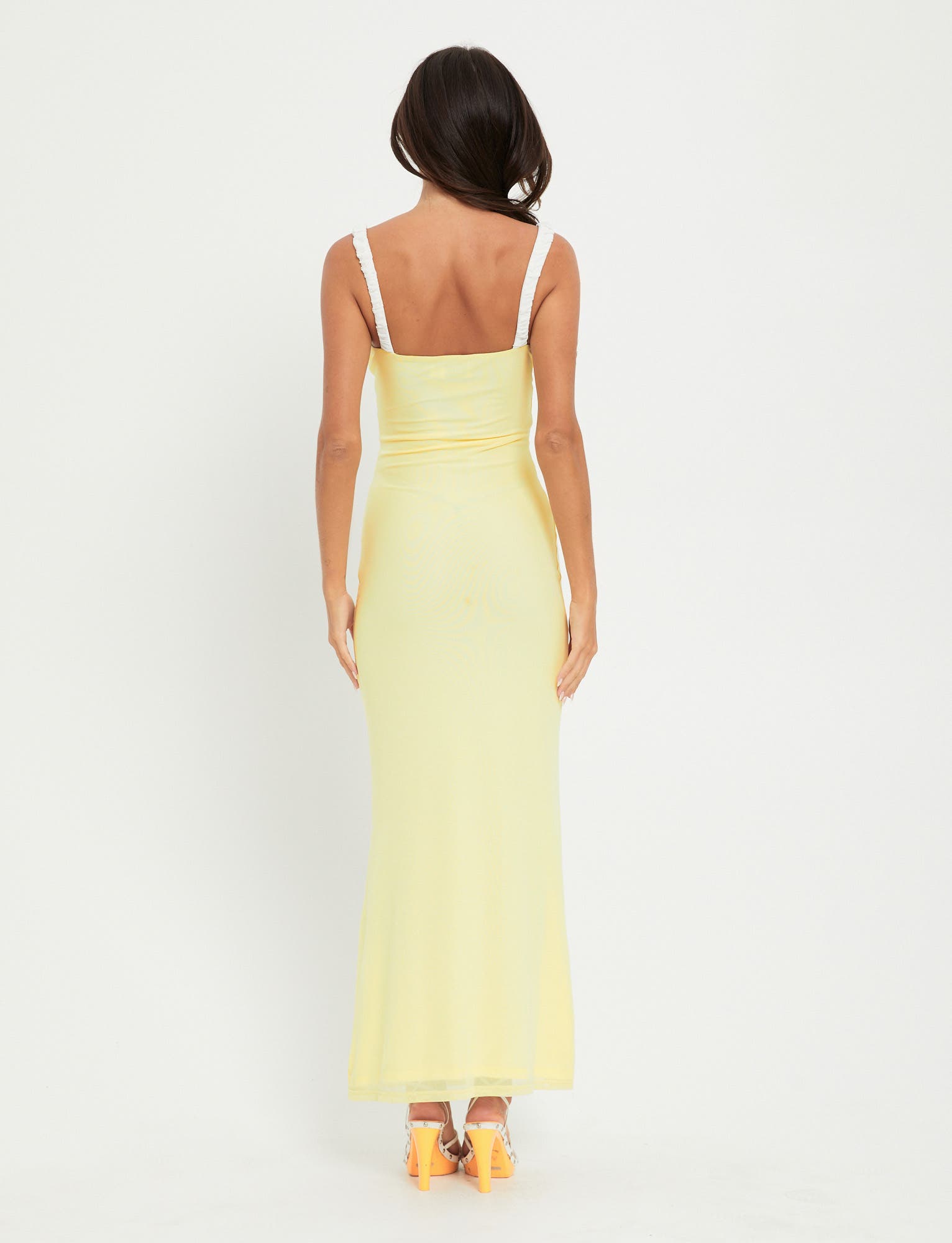 AMARAN DRESS - YELLOW : LEMON