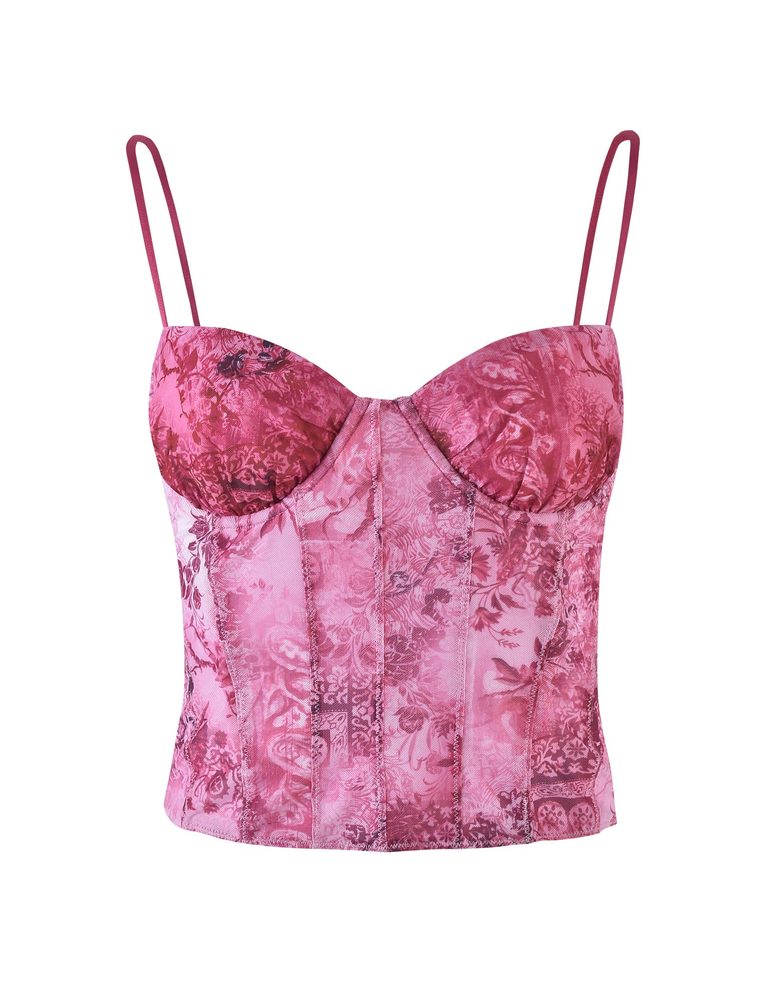 MAIZIE TOP - MULTI : FLORAL : PINK FLORAL