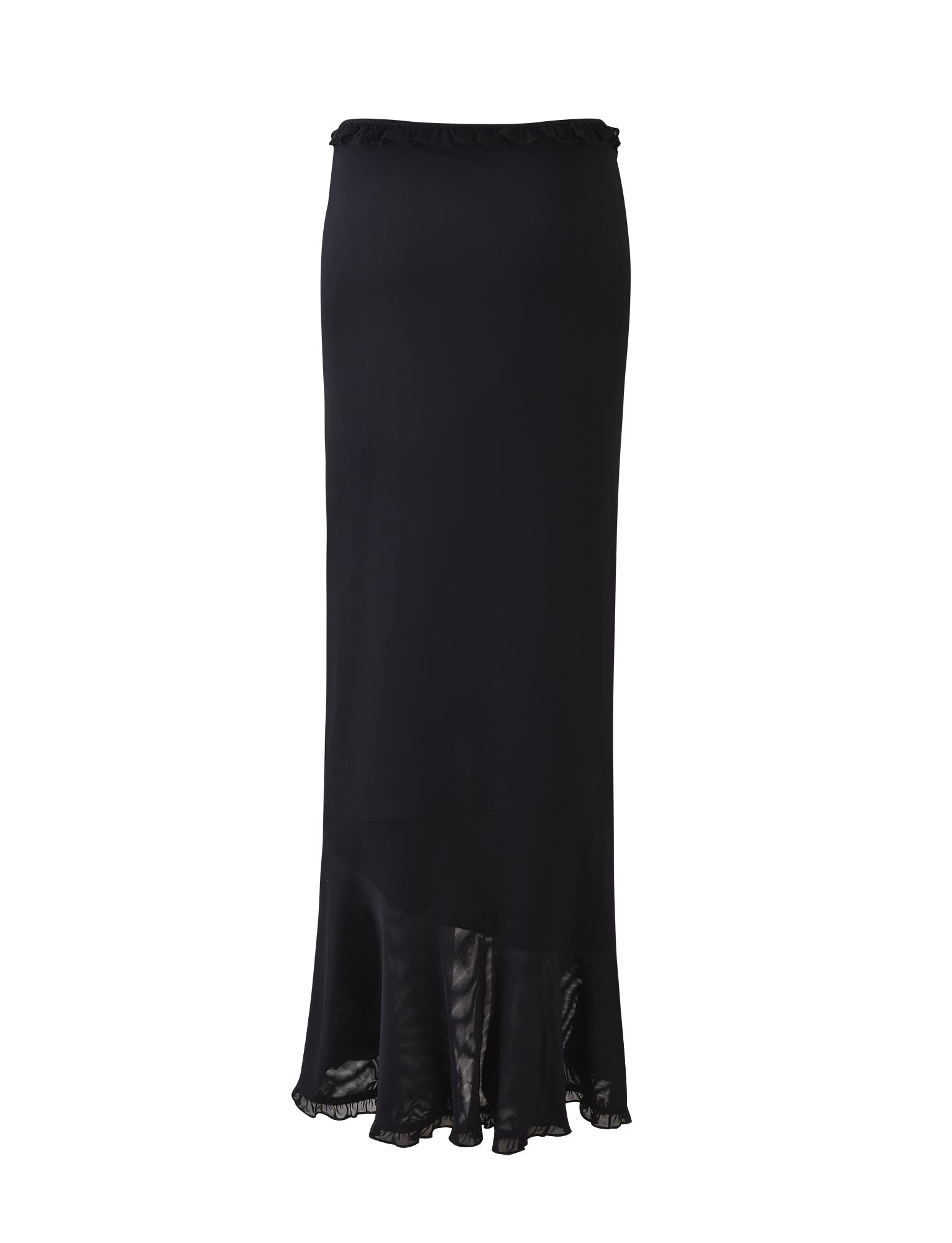 HEAVEN MAXI SKIRT - BLACK