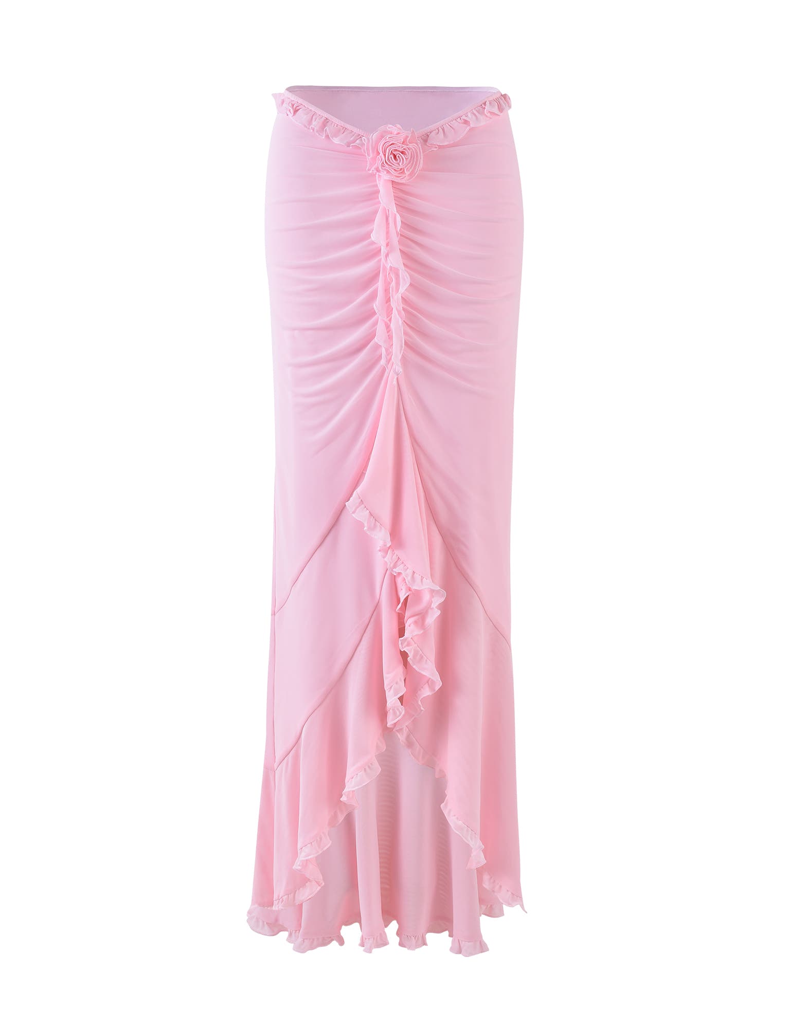 HEAVEN MAXI SKIRT - PINK