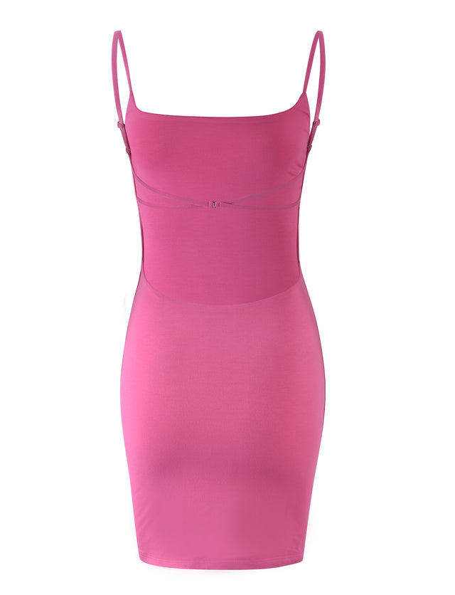 MINERVA DRESS - PINK : HOT PINK