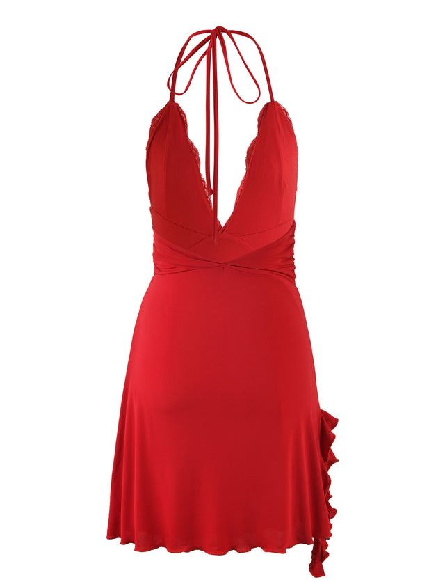DEENA DRESS - RED